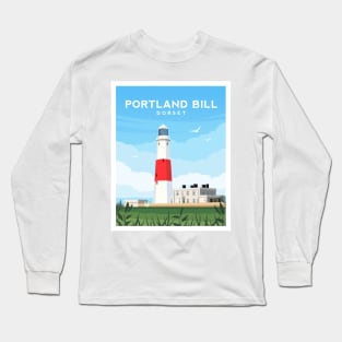 Portland Bill Lighthouse, Dorset Long Sleeve T-Shirt